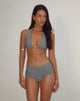 Immagine di Kairi Bikini Bottom in Charcoal con borchie