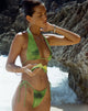 immagine di Cerry Bikini Top in verde acquerello