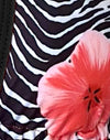 Rilegatura a contrasto Zebra floreale