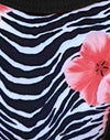 Rilegatura a contrasto Zebra floreale