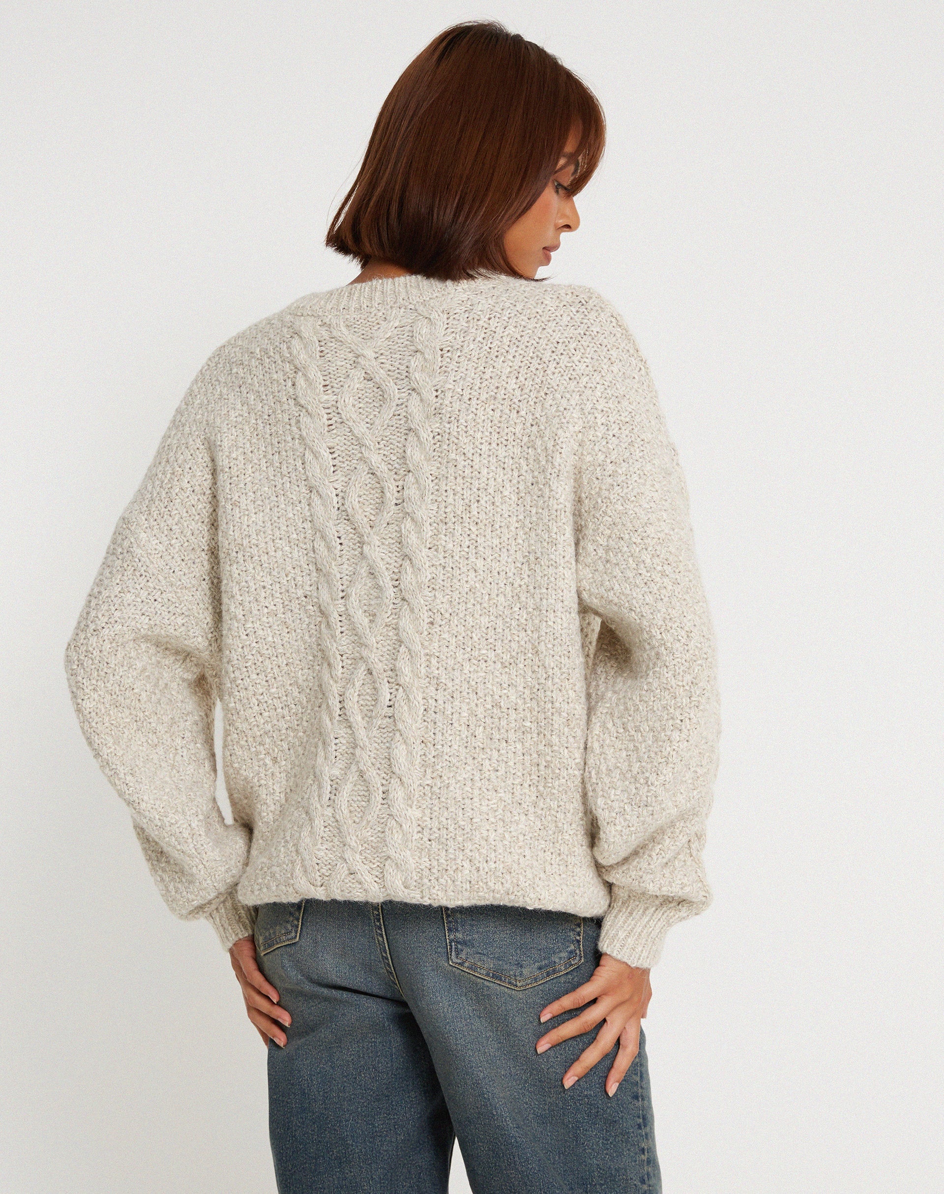 immagine del maglione Chalih in farina d'avena