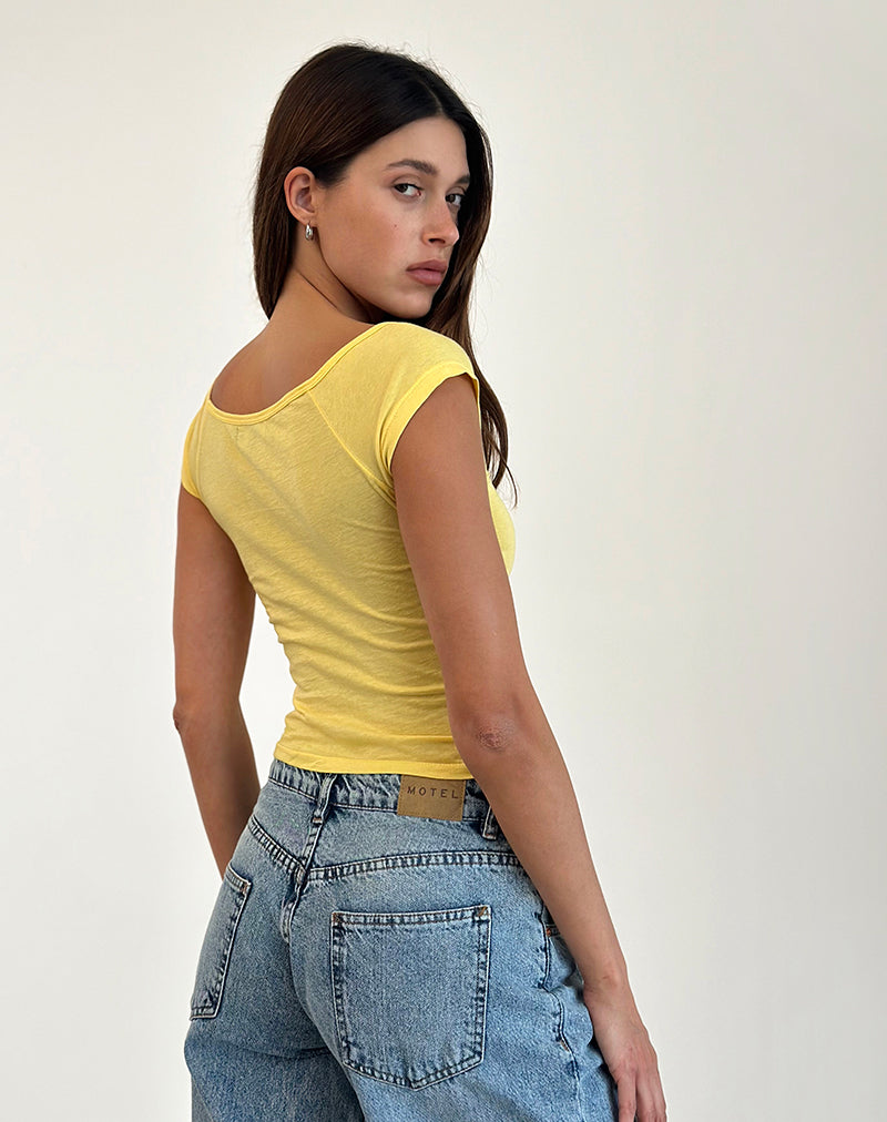 Immagine di Charya Off Shoulder Top in Lemonade
