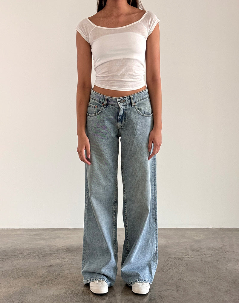 Immagine di Charya Off The Shoulder Top in Off White