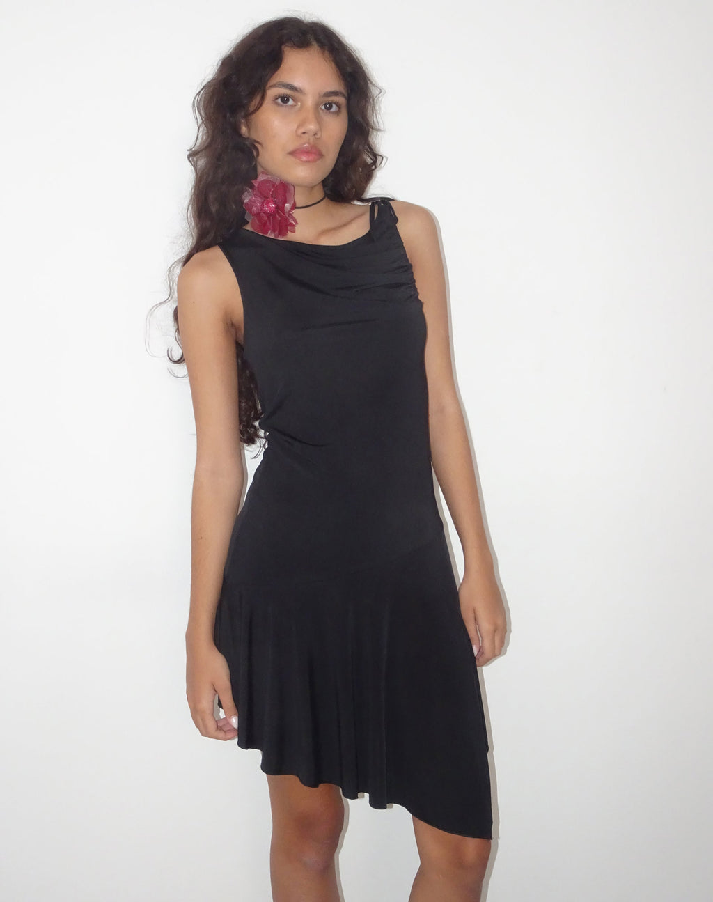 Mini abito Chaya Slinky in nero