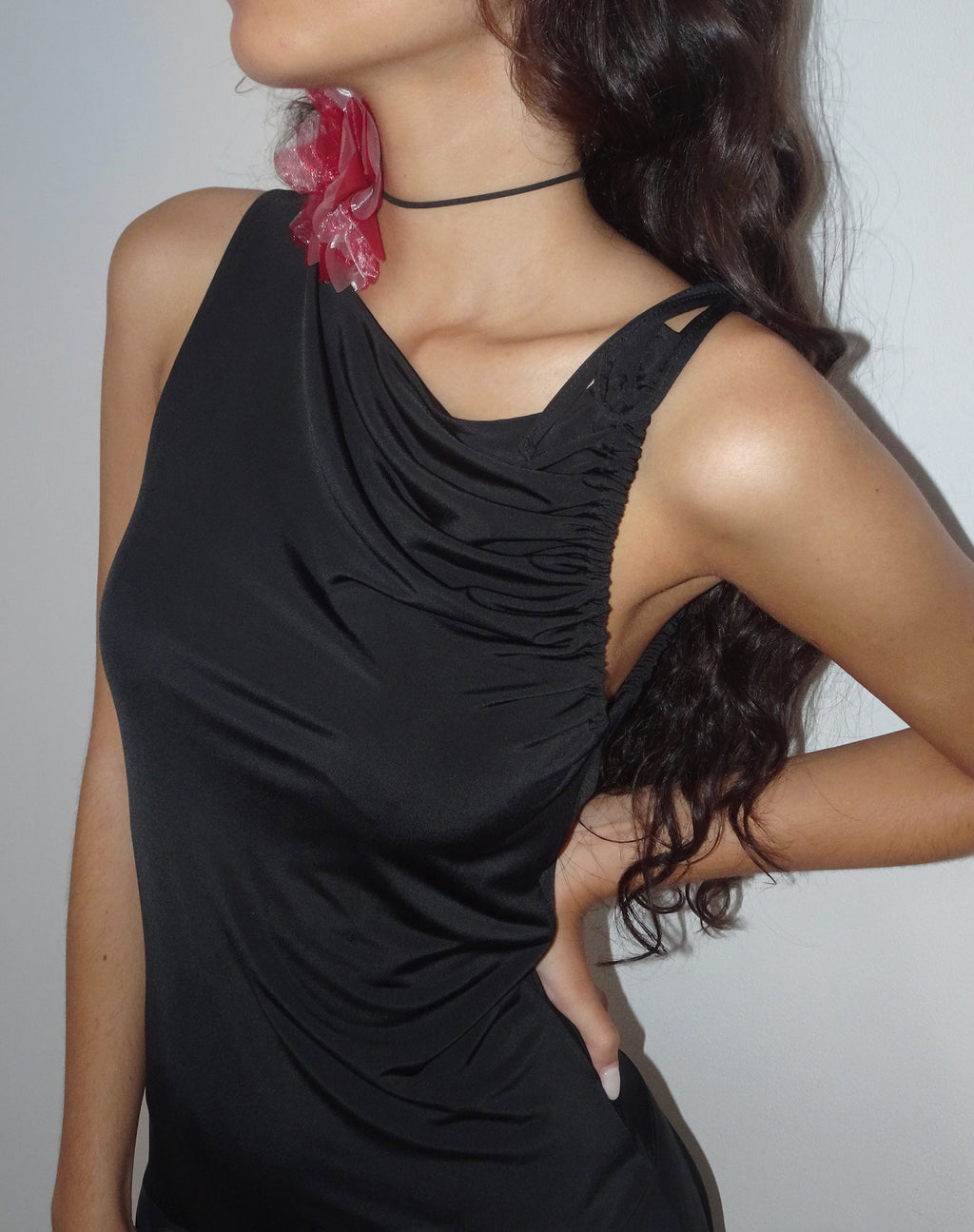 Mini abito Chaya Slinky in nero