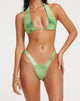 immagine di Farida Bikini Bottom in Verde Acquerello