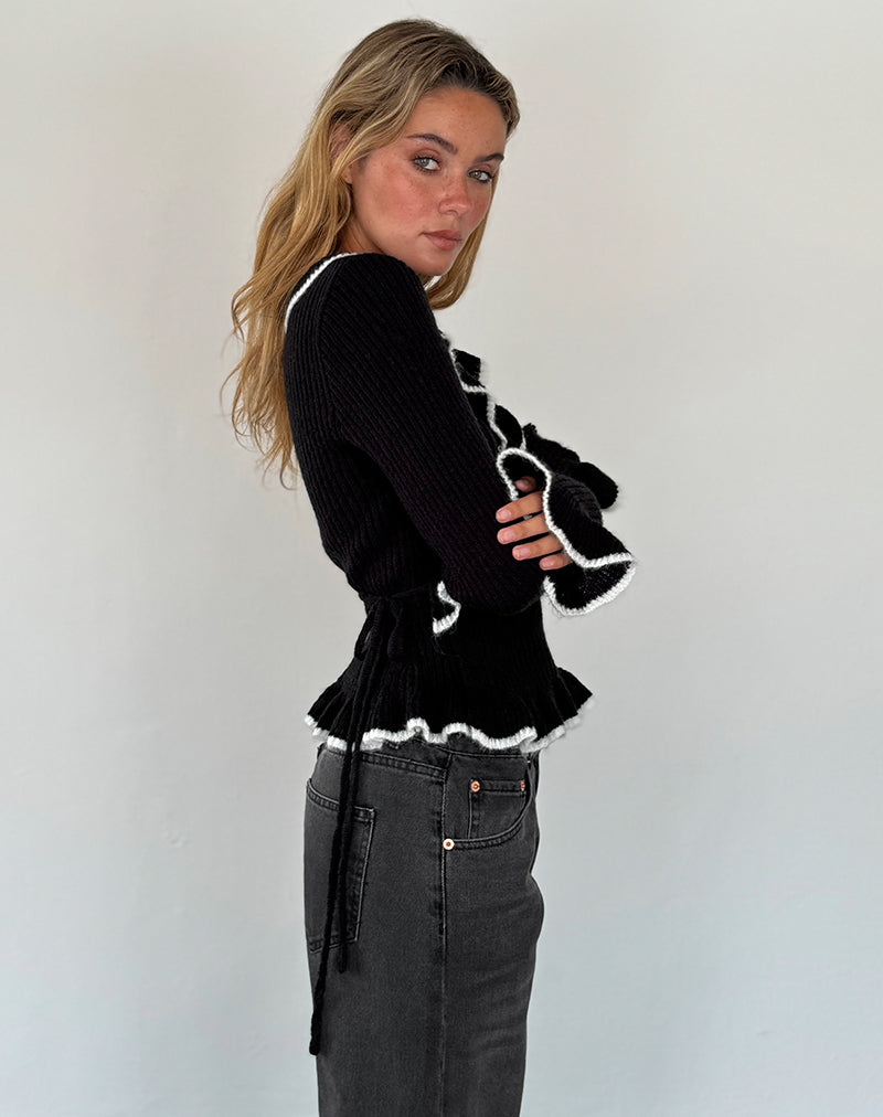 Top Christella in nero