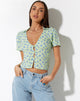 immagine di Chu Top in Lime Floral