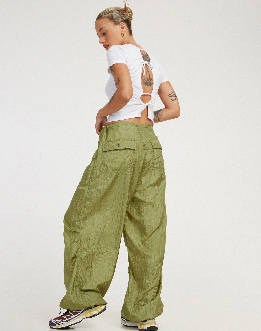 Pantalone Chute in paracadute pickle