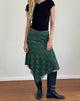 Immagine di Cinta Midi Skirt in pizzo rosa canina salvia