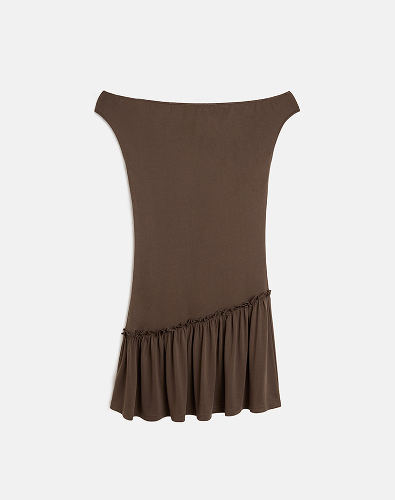 Immagine di Ciro Mini Dress in Chocolate
