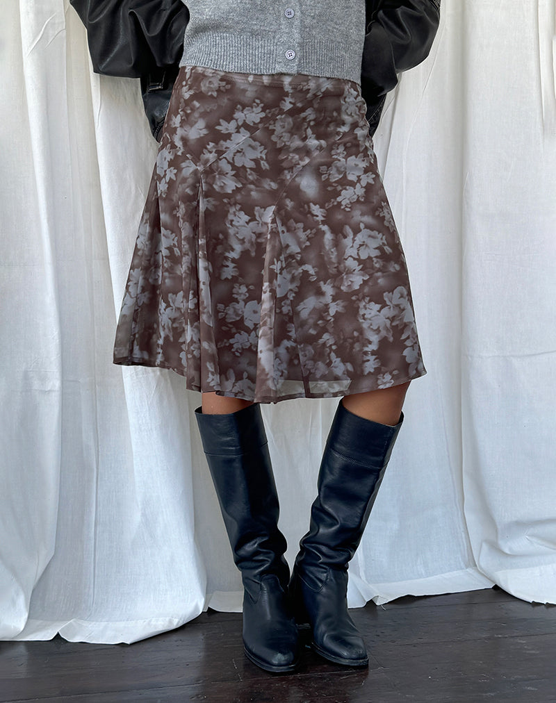 Gonna Clarita Midi in Botanical Shadow Brown