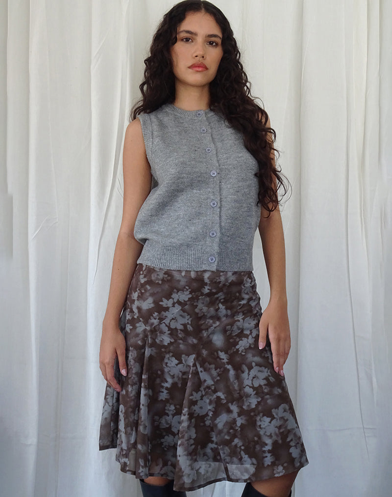 Gonna Clarita Midi in Botanical Shadow Brown