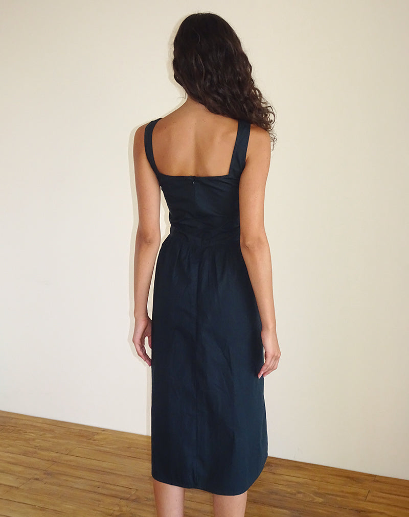 Immagine di Clesiel Vestito midi in scarpe da tip-tap con fiocchi bianco sporco