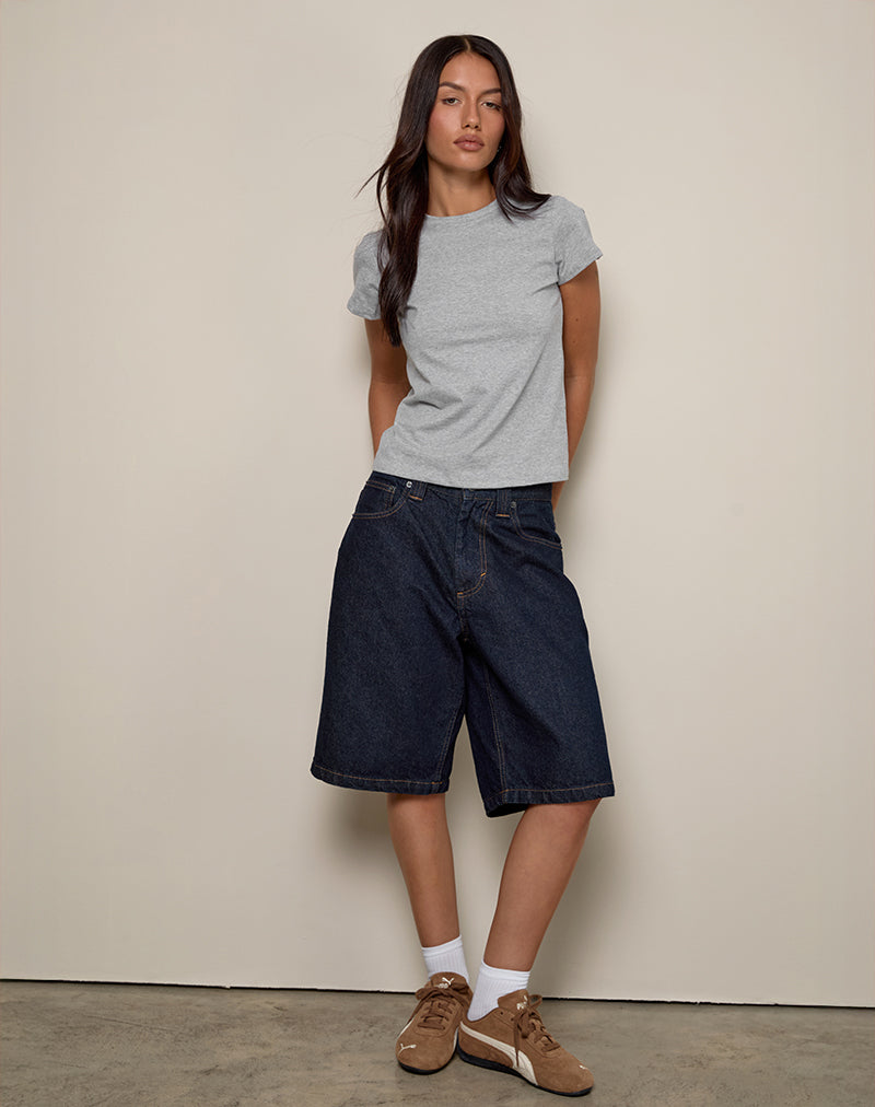 Immagine di Clio Baggy Tee in Grey Marl