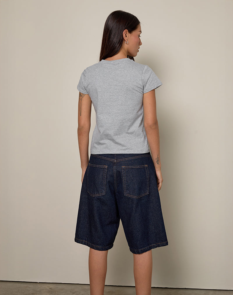 Immagine di Clio Baggy Tee in Grey Marl