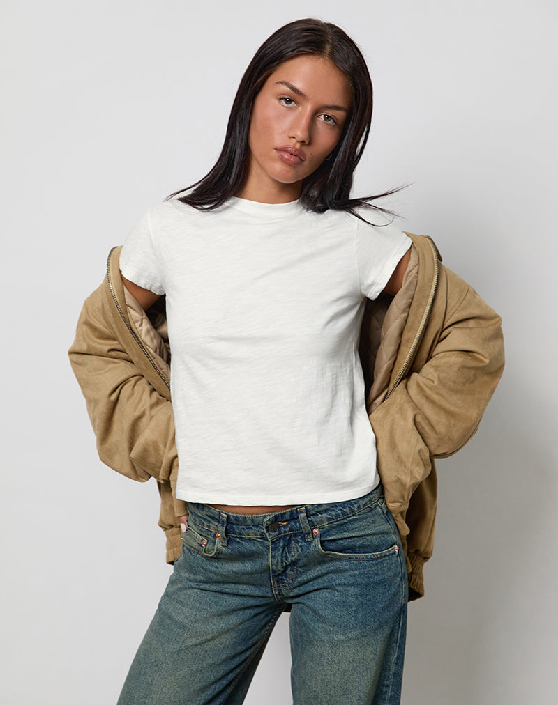 Immagine di Clio Baggy Tee in Avorio