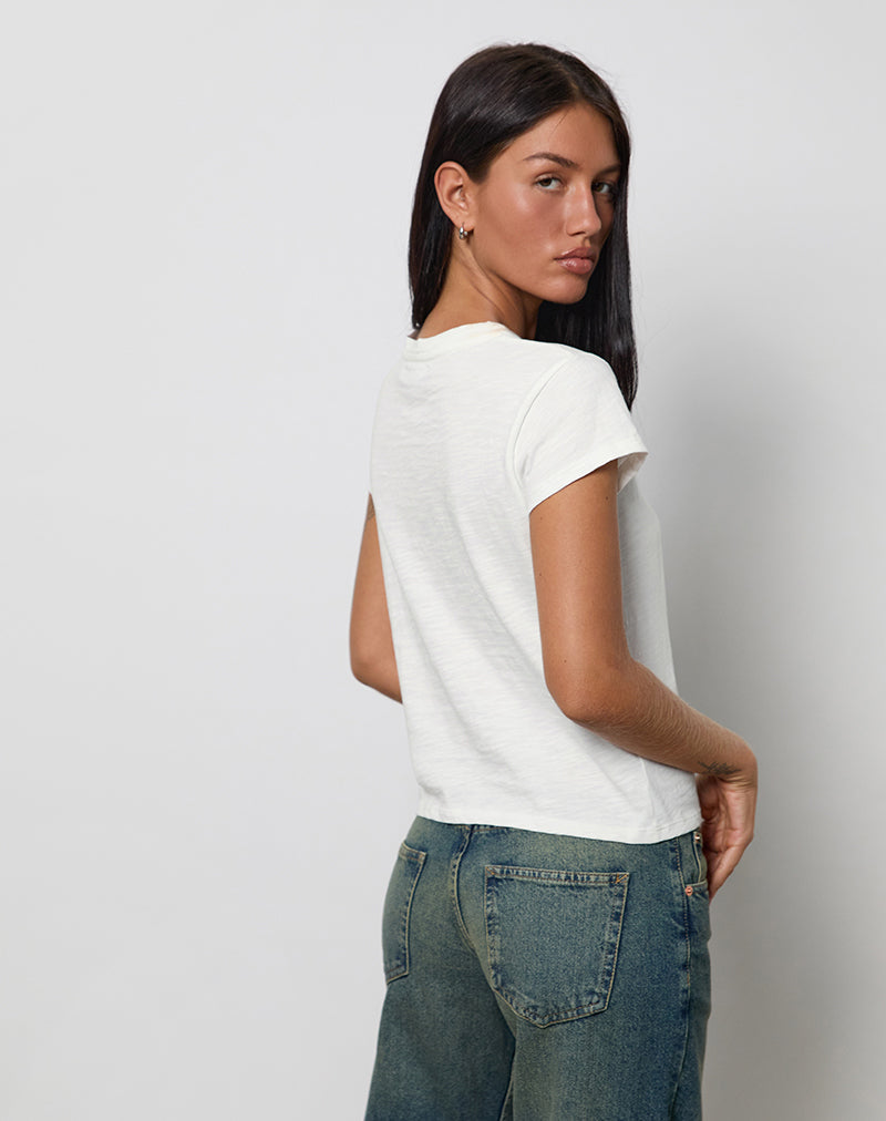 Immagine di Clio Baggy Tee in Avorio