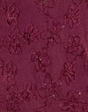 Maglia con paillettes Borgogna