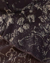 stampa batik botanica marrone
