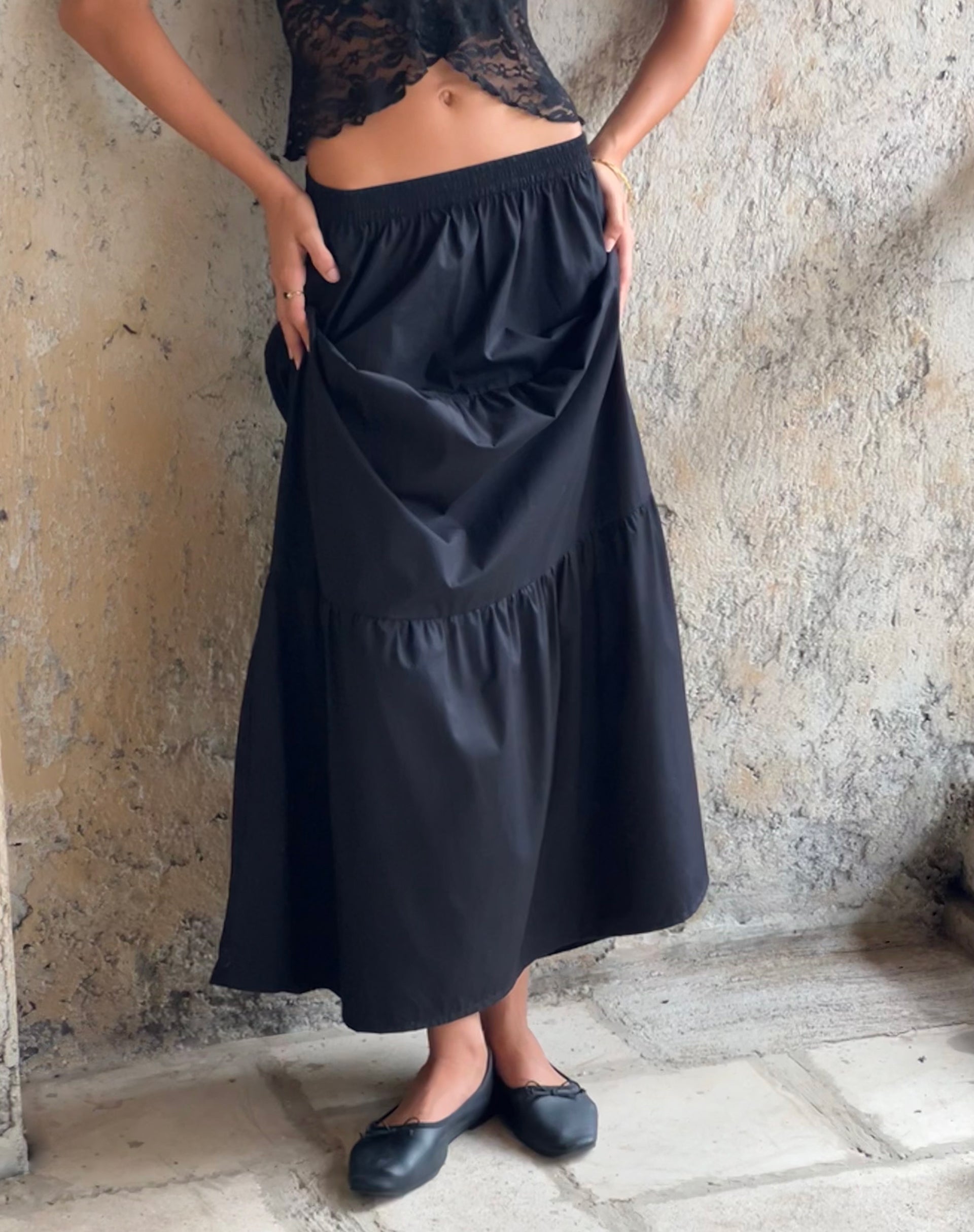 immagine di Remax Maxi Gonna in nero