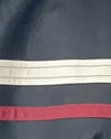  PU nero con strisce avorio e rosse