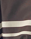 PU Cioccolato con striscia avorio