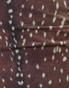 Maglia con stampa cervo marrone