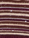 Maglia a righe Shimmer Ruggine