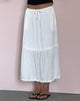 Immagine di Iyana Midi Skirt in bianco sporco