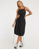immagine di Daichi Midi Dress in nero paracadute