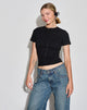 Immagine di Dakota Cropped Tee in nero