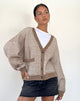 Immagine di Danov Cardigan in percalle marrone