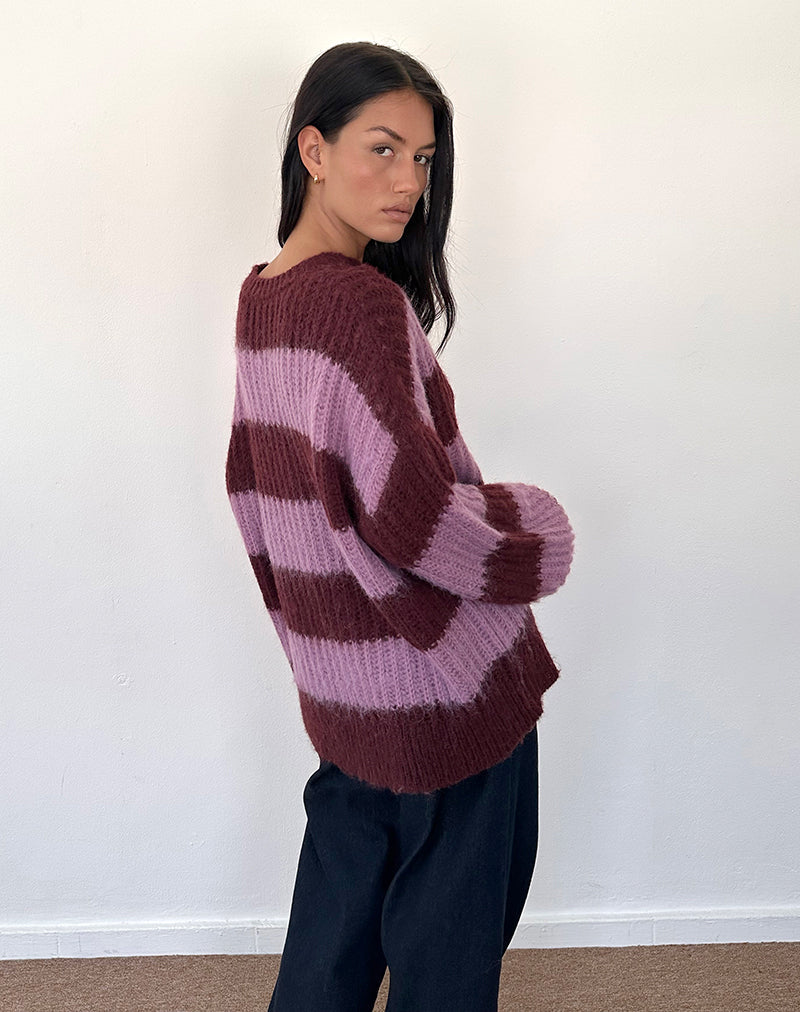 Immagine di Daren Jumper a righe viola