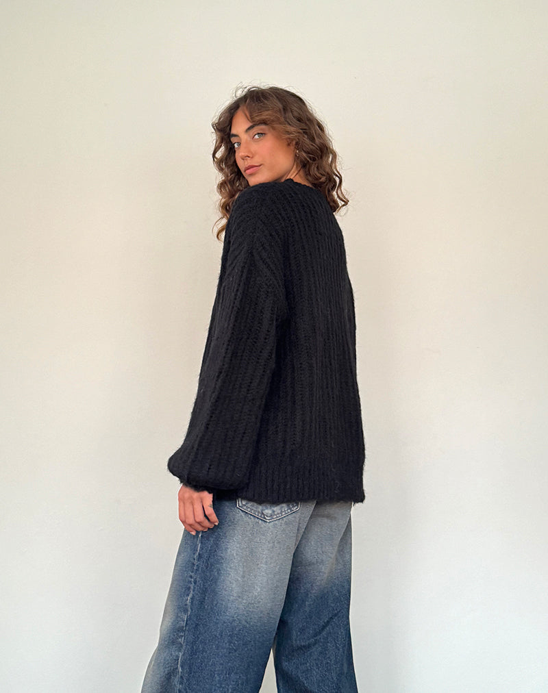 Immagine di Daren Maglia oversize in nero