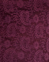 Pizzo Paisley Borgogna