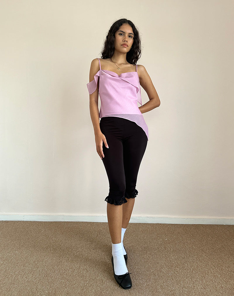 Immagine di Davila Top in chiffon in rosa shimmer