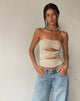 Immagine di MOTEL X JACQUIE Dayu Bandeau Crop Top in Latte di Cocco