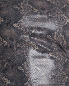 Pelle di serpente in PU Tan