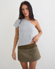 Immagine della minigonna Desau in twill kaki