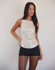 Immagine di Desiran Top in paillettes crema