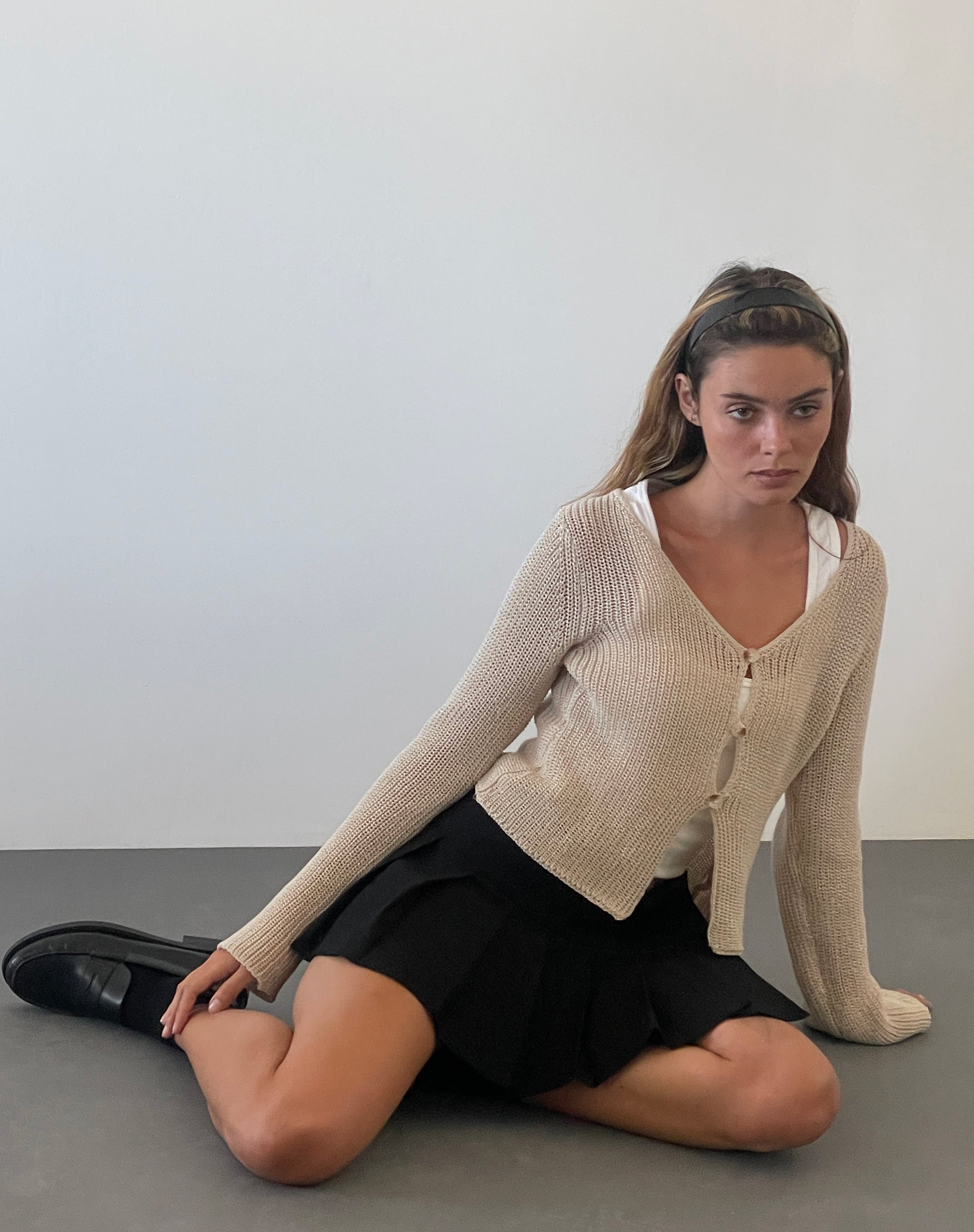 Immagine di Devita - Top in maglia a manica lunga naturale