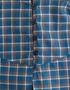 Blu tartan medio