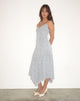 Immagine di Devon Midi Dress in Flock Chic Petals Grigio