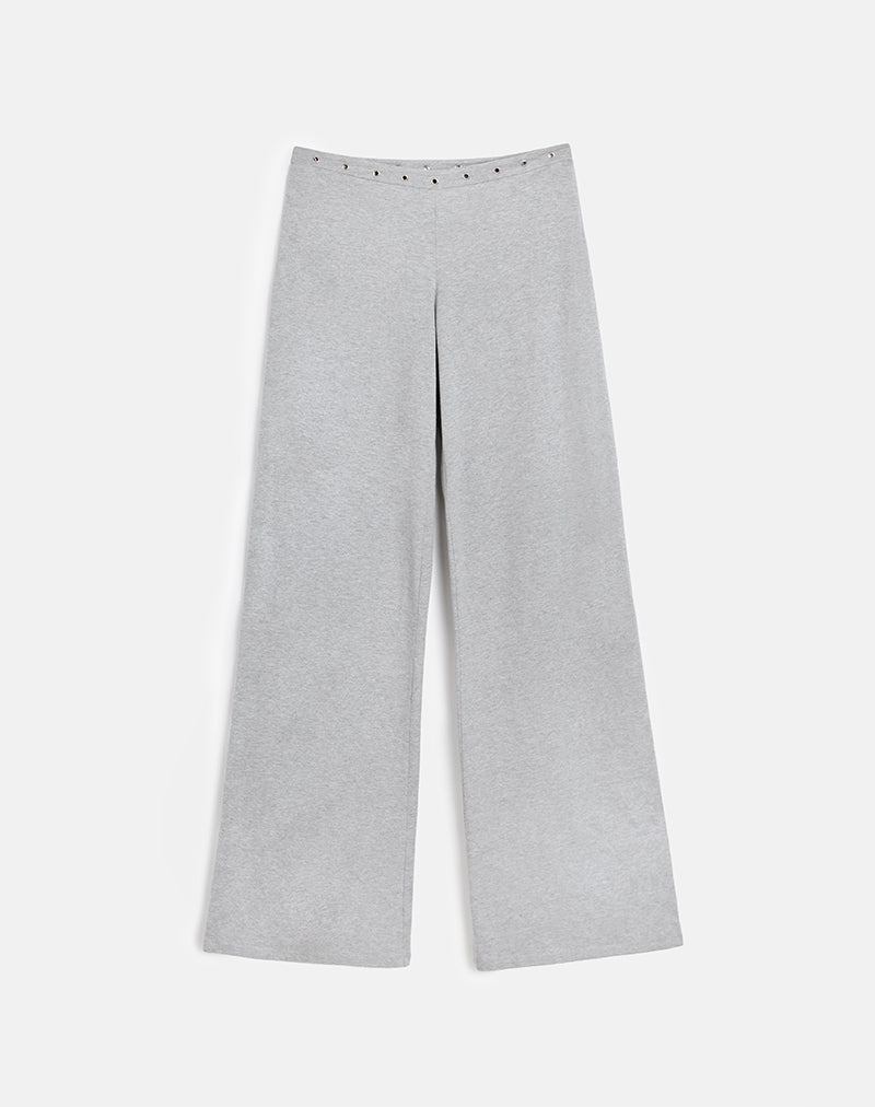 Immagine di Dorala Pantaloni a vita bassa con occhielli in grigio Marl