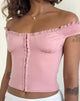 Immagine di Dovica Corsetto Top in Rosa Lady