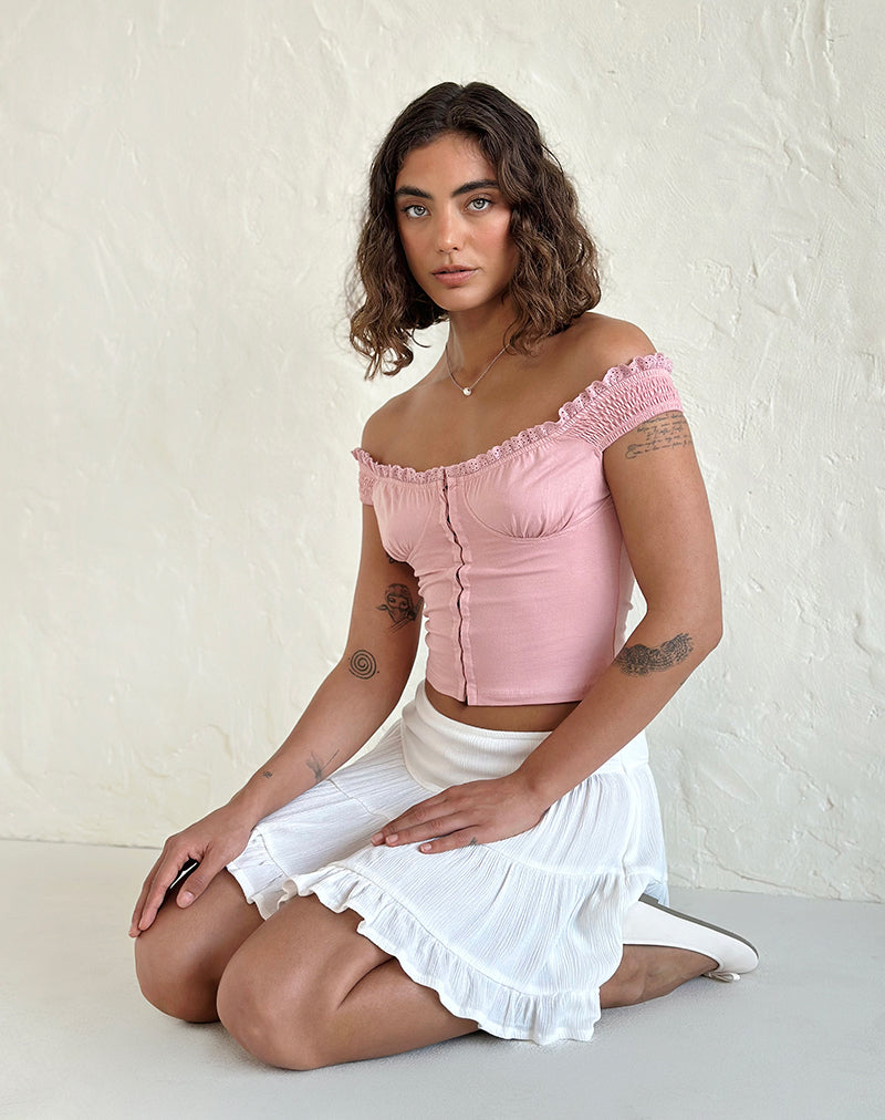 Immagine di Dovica Corsetto Top in Rosa Lady