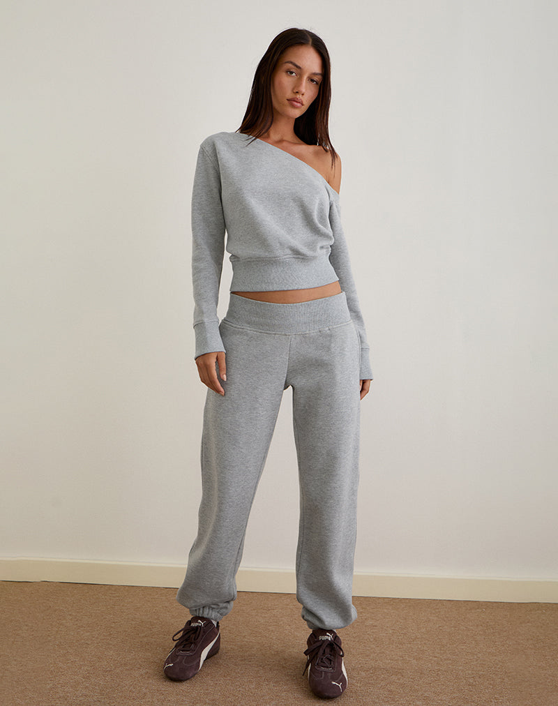 Immagine di Epsie Oversized Jogger in Grey Marl