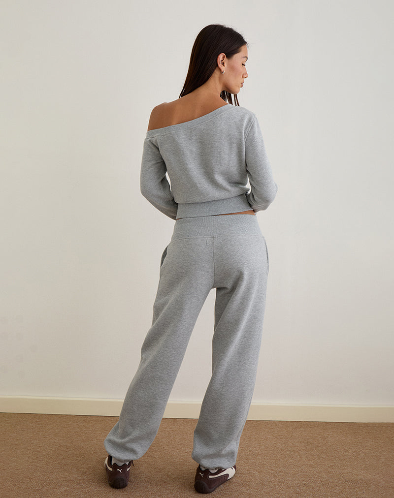 Immagine di Epsie Oversized Jogger in Grey Marl