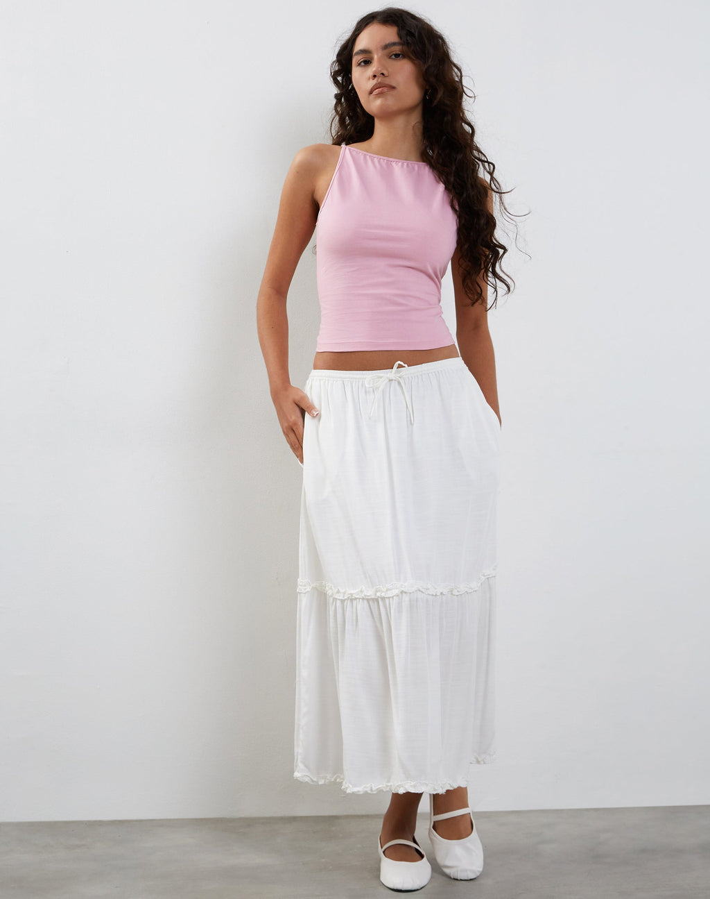 Canotta Dudley in rosa fiammingo